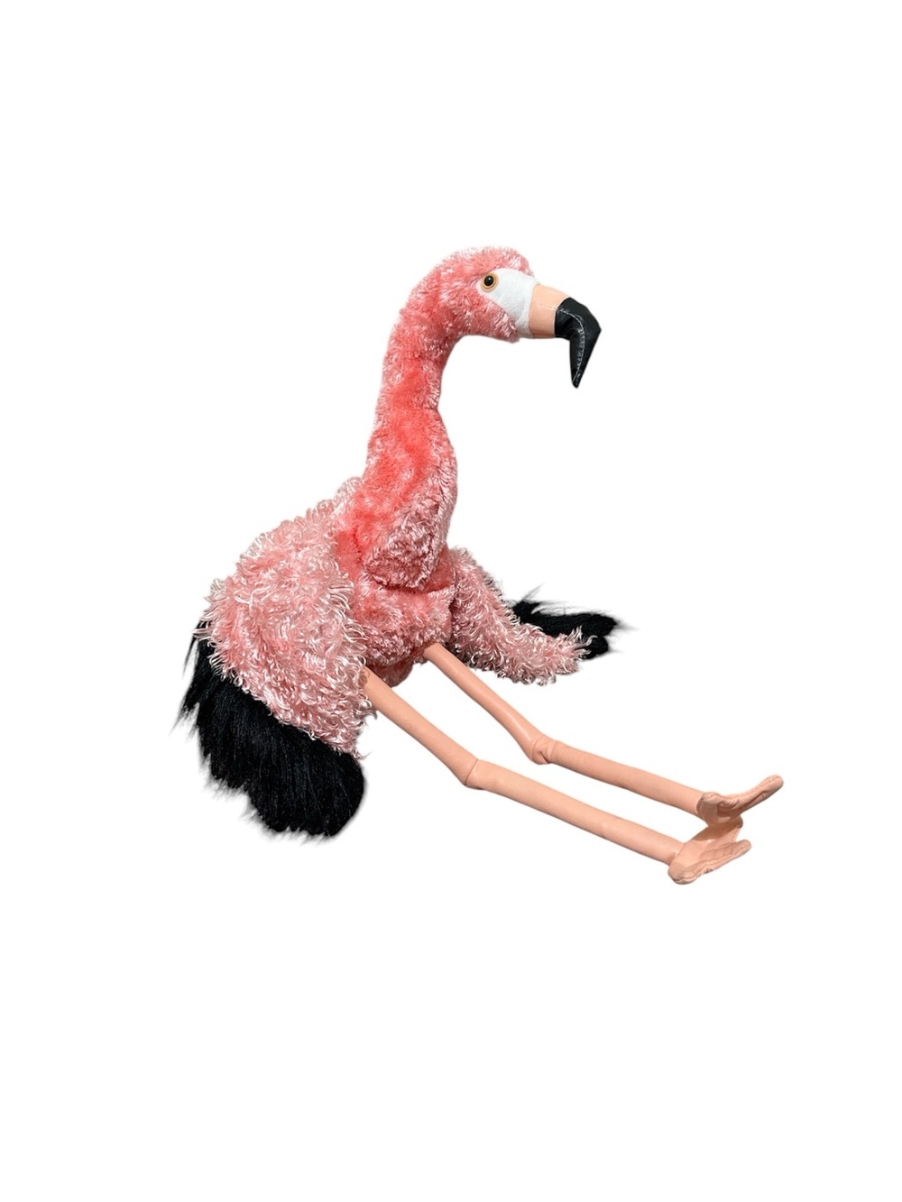 Folkmanis Flamingo Hand Puppet 21” Pink Plush RETIRED RARE HTF 2009